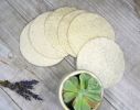 Natural Loofah Sponge Pads -5 pcs set