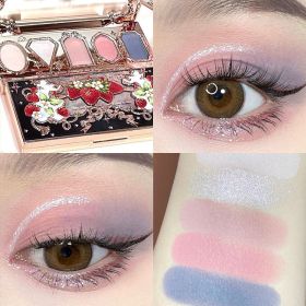 Eye Shadow Palette Strawberry Student Sensual Earth Color Niche (Option: Champs Mist Rose)