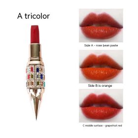 Queen Truncheon Three-color Lipstick Matte Finish Moisturizing Lipstick (Option: Truncheon Queen 2)