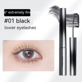 Orange Steel Tube Three-dimensional Curl Waterproof Slender Mascara (Option: Fine02-Black)