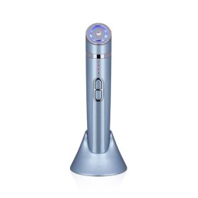 Ultrasonic Eye Beautification Instrument RF Radio Frequency EMS Eye Facial Beauty Apparatus (Option: European Standard-Haze Blue)