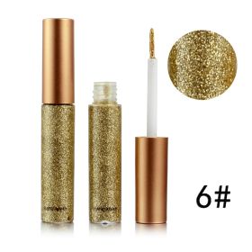 Stage Nightclub Makeup Performance Makeup Colorful Shiny Sequins Flashing Liquid Eye Shadow (Option: 6 Color)