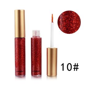 Stage Nightclub Makeup Performance Makeup Colorful Shiny Sequins Flashing Liquid Eye Shadow (Option: 10 Color)