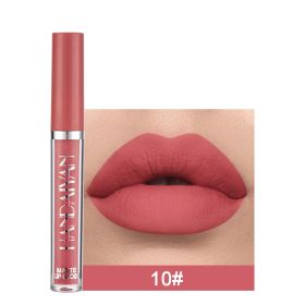 Lip Mud Lazy Lipstick Lip Glaze Authentic Matte Lip Gloss Not Easy To Dip Cup (Option: 10 Style)