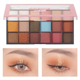 Pearlescent Matte Face Repair Plate Color Makeup Eye Shadow Plate (Option: C04)