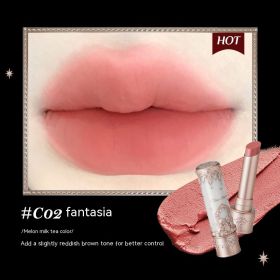 Lip Mud Stick Matte Non Stick Cup (Option: C02 Fantasia-Little Angel Lipstick)