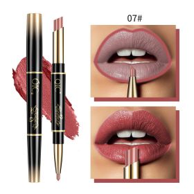 High Quality Double-headed Lipstick Lip Liner (Option: 07 Cameo Brown)