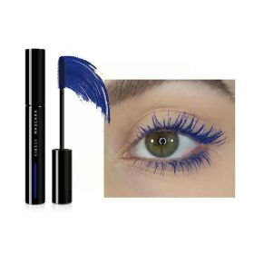 Plump Thick Extension Curling Color Mascara (Option: 05 Lake Blue)