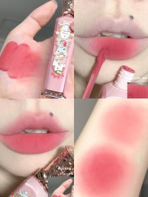 Flower Knows Strawberry Rococo Series Embossed Blush Velvet Matte Lip Glaze (Option: S05-Lip gloss)