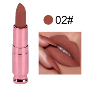 Easy To Color Matte No Stain On Cup Long Lasting Lipstick Lip Balm (Option: 2 Style)