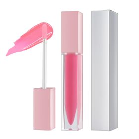 Lip Honey Matte Lipstick Glossy Clear Frosted Square Tube (Option: Style1-Diamond highgloss lip gloss)