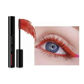 Plump Thick Extension Curling Color Mascara (Option: 02 Warm Orange)