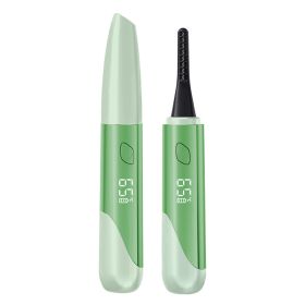 Beauty Tools Electric Four-block Temperature Digital Display Eyelash Instrument (Option: English Packaging-Green)