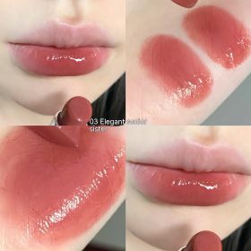 Smooth Glossy Lipstick Color Mirror (Option: Elegant Senior Schoolmate)