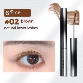 Waterproof Long Not Smudge Long-lasting Mascara (Option: Very Fine 02 Brown)