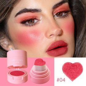 6 Color Love Air Cushion Blusher Seal Repair Liquid Blush (Option: 04color)