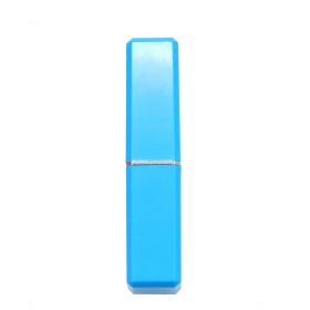 Candy Color Personality Design Multi-filter Aluminum Alloy Lipstick Shape Pipe (Color: Blue)