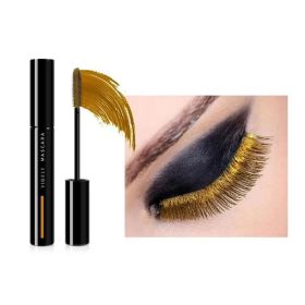 Plump Thick Extension Curling Color Mascara (Option: 03 Bright Yellow)