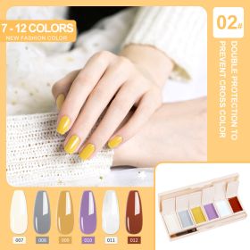 Cream Nail Polish Eye Shadow Bag (Option: 6color2)