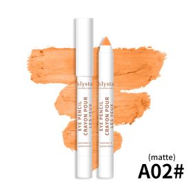 Color Makeup Polarized Monochrome Eye Shadow Stick (Option: A02)