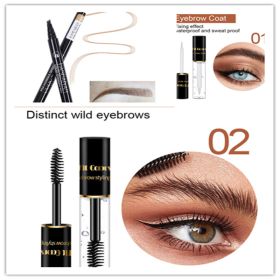 Four-head Eyebrow Pencil Liquid Eyebrow Pencil Tattoo Eyebrow Pencil Eyebrow Pencil 4-head Eyebrow Pencil Four-jaw Eyebrow Pencil (Option: Set1)