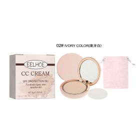 Skin Protection Lightweight Breathable Durable Not Easy To Makeup Natural Concealing And Setting Makeup Powder (Option: Ivory white)