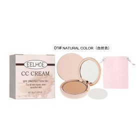 Skin Protection Lightweight Breathable Durable Not Easy To Makeup Natural Concealing And Setting Makeup Powder (Option: Natural color)