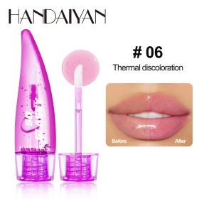 Color-changing Lip Gloss Pearlescent Mirror Glass Transparent (Option: 06 Style)