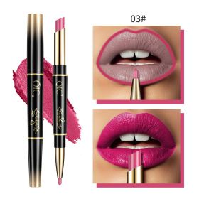 High Quality Double-headed Lipstick Lip Liner (Option: 03 Pink)