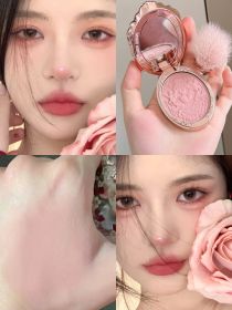 Flower Knows Strawberry Rococo Series Embossed Blush Velvet Matte Lip Glaze (Option: S01-Blush)