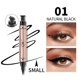 Color Stamp Double-ended Delta Wing Eyeliner (Color: Black)