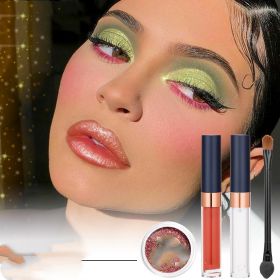 Glitter Lip Gloss Suit Cold Color Pallete (Option: Style1)