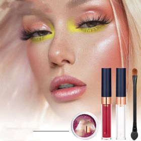 Glitter Lip Gloss Suit Cold Color Pallete (Option: Style6)