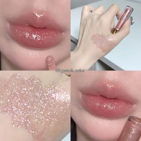 Moisturizing And Rich Flash Lip Gloss Water Light Mirror Lip Lacquer (Option: 03 Peach)