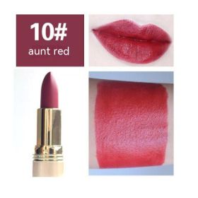 Good-looking Lip Lacquer No Stain On Cup Moisturizing (Option: 10 Aunt Red)