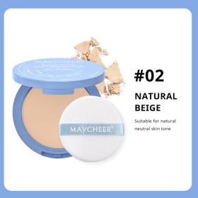 Beauty Powder Waterproof Repair Natural Concealer Long-lasting Finishing Oil Control (Option: 10G-2 Natural Color)