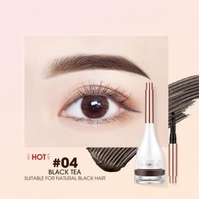 Waterproof And Sweatproof Long-lasting Natural Shaping Eyebrow Dye (Option: 04DARK BROWN)