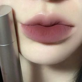 Small Silver Tube Matte Lip Gloss Velvet White Lip Mud Low Saturation Milk Tea Lipstick (Option: Dessert Wine Wild Meow)