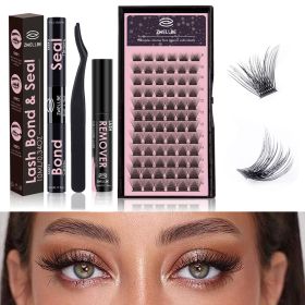 Lash Bond And Seal Glue Mascara Wand For DIY Eyelash (Option: KITC)