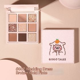 Gold Foil Chocolate Eye Shadow Plate Beginner (Option: Broken Gold Plate)